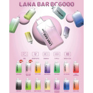 正品 LANA一次性電子煙6000口 LANA拋棄式6000口